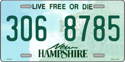 NH license plate 3068785