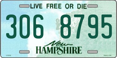 NH license plate 3068795