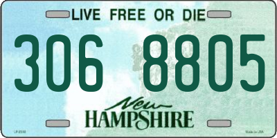 NH license plate 3068805