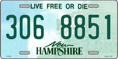 NH license plate 3068851