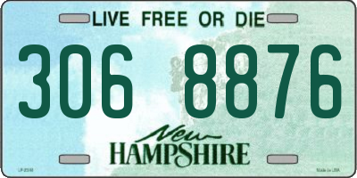 NH license plate 3068876