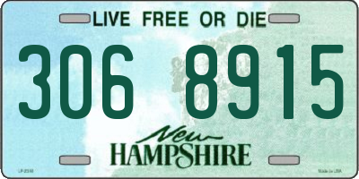 NH license plate 3068915