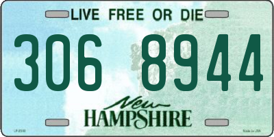 NH license plate 3068944