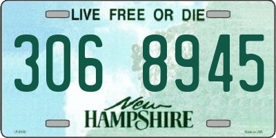 NH license plate 3068945