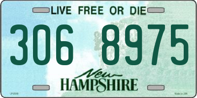 NH license plate 3068975