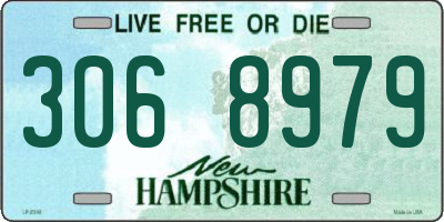 NH license plate 3068979