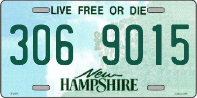 NH license plate 3069015