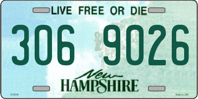 NH license plate 3069026
