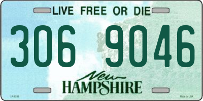 NH license plate 3069046