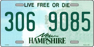 NH license plate 3069085