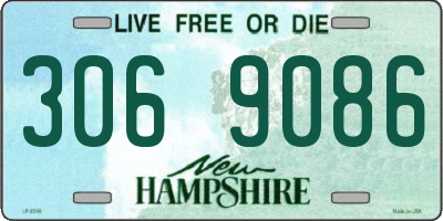 NH license plate 3069086