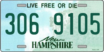 NH license plate 3069105