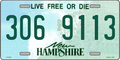 NH license plate 3069113