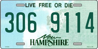 NH license plate 3069114