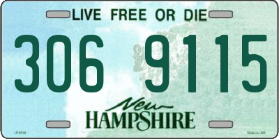NH license plate 3069115