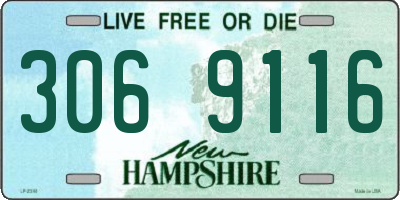 NH license plate 3069116