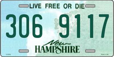 NH license plate 3069117