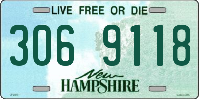 NH license plate 3069118