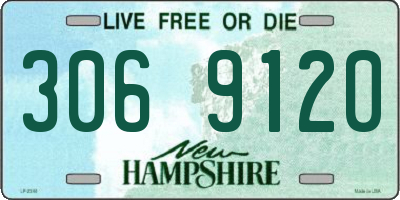 NH license plate 3069120
