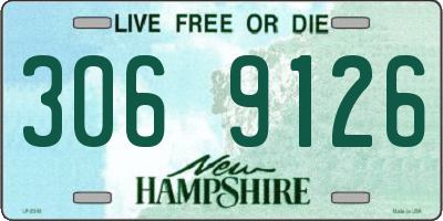 NH license plate 3069126