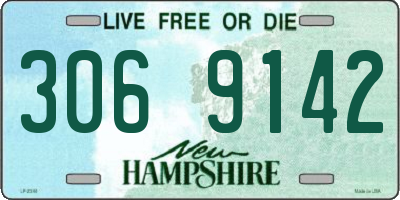 NH license plate 3069142