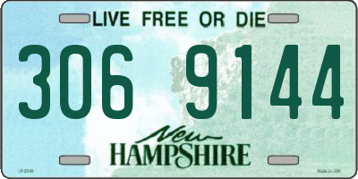 NH license plate 3069144