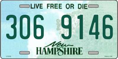 NH license plate 3069146