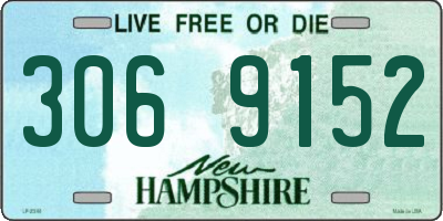 NH license plate 3069152