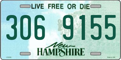 NH license plate 3069155
