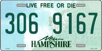 NH license plate 3069167