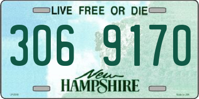 NH license plate 3069170
