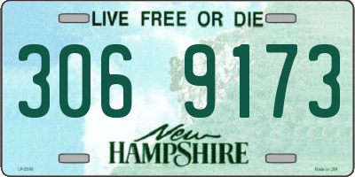 NH license plate 3069173
