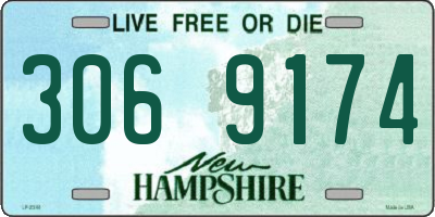 NH license plate 3069174