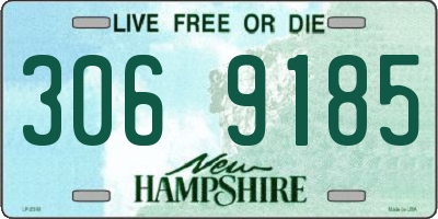 NH license plate 3069185