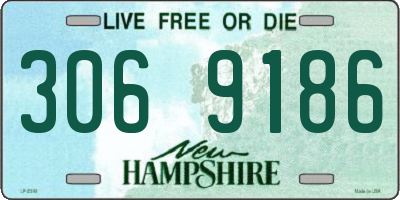 NH license plate 3069186