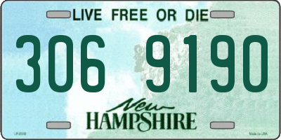NH license plate 3069190
