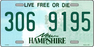 NH license plate 3069195