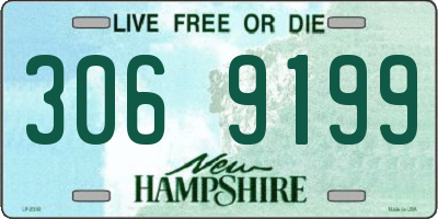 NH license plate 3069199