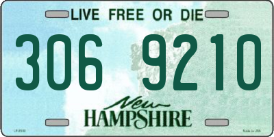 NH license plate 3069210