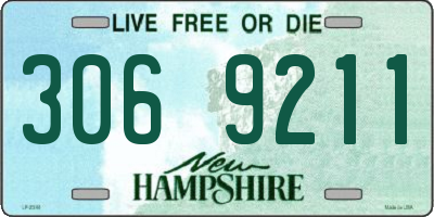 NH license plate 3069211