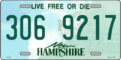 NH license plate 3069217
