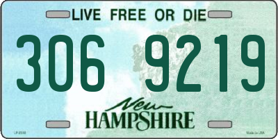 NH license plate 3069219