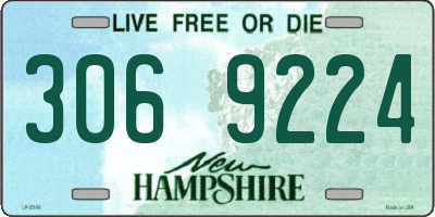 NH license plate 3069224