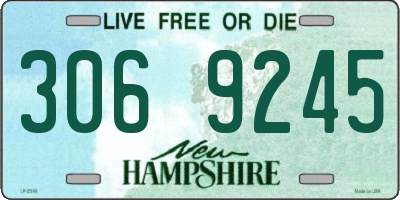 NH license plate 3069245