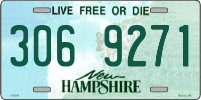 NH license plate 3069271