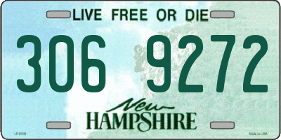 NH license plate 3069272