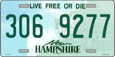 NH license plate 3069277