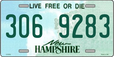 NH license plate 3069283