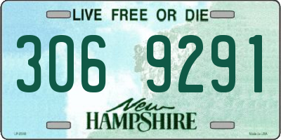 NH license plate 3069291