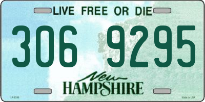NH license plate 3069295